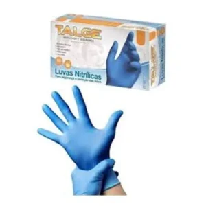 LUVA NITRÍLICA AZUL G TALGE webp